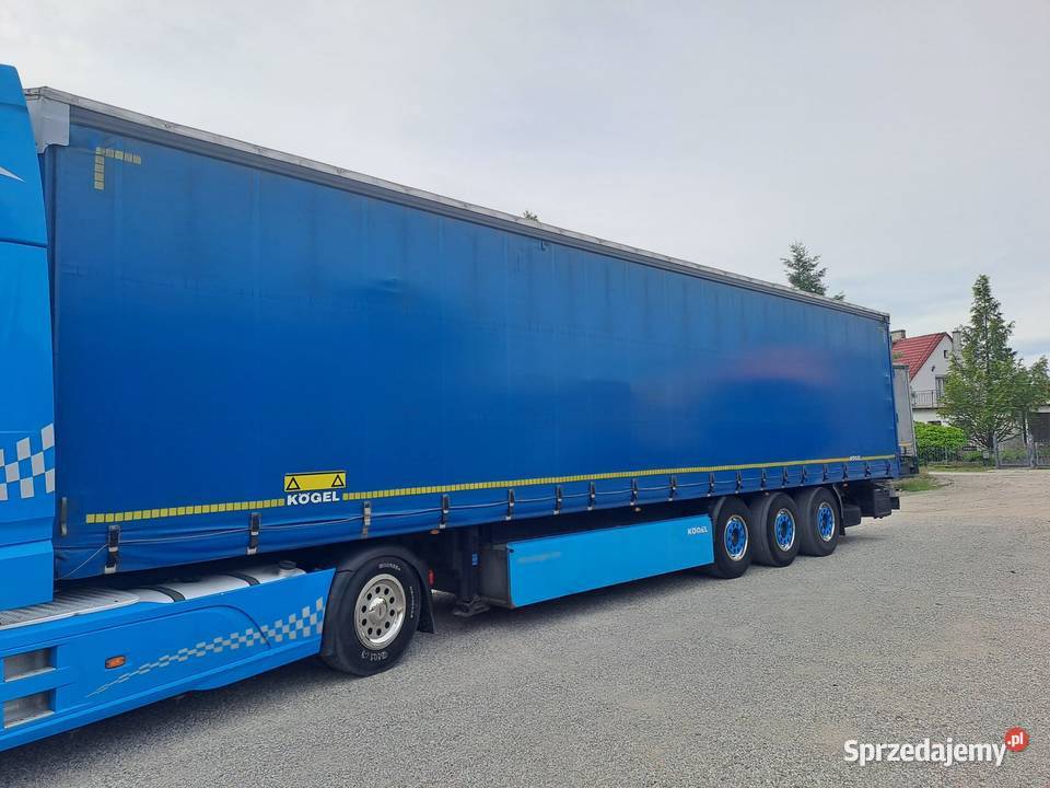 NACZEPA KOEGEL SAF DACH POD kosz 32 towarowe sprzedam