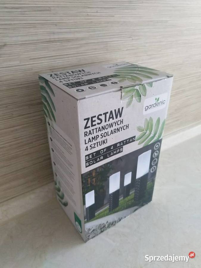 NAJTANIEJ Lampki Solarne Ratanowe Lampy Rattan 4 Zabrze
