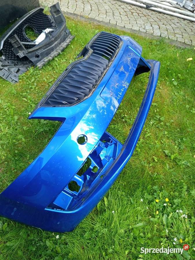 Zderzak przedni Octavia 2014 k blau orginalny osobowe Rzeszów