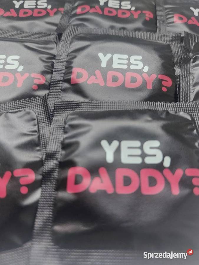 YES DADDY prezerwatywy z unikalnym nadrukiem Gliwice sprzedam