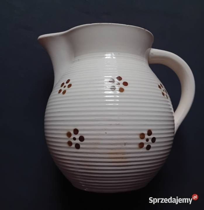 Dzbanek art deco Hertwig katzhutte sygnatura z Koźminek