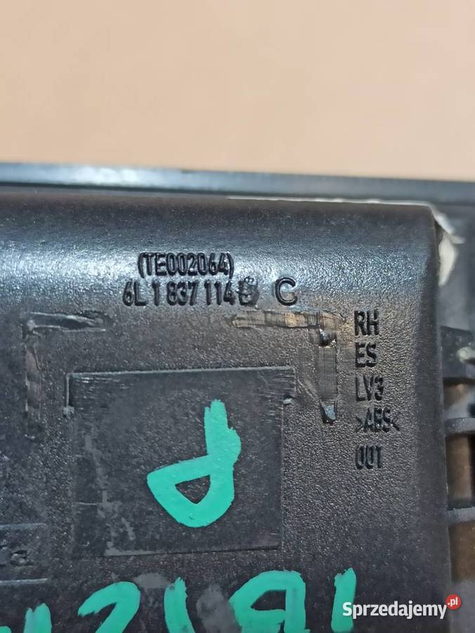 Seat Ibiza 03r klamka wewnetrzna Prawa przód osobowe dolnośląskie