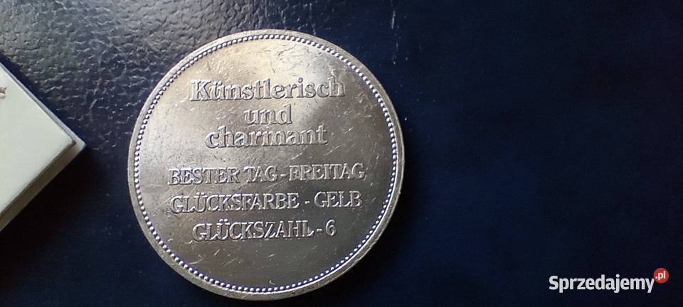 Stare monety Medal Waga Niemcy Lesko