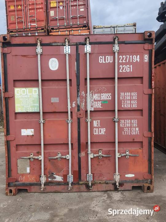 Kontener morski magazynowy budowlany 20DV 6 Włocławek