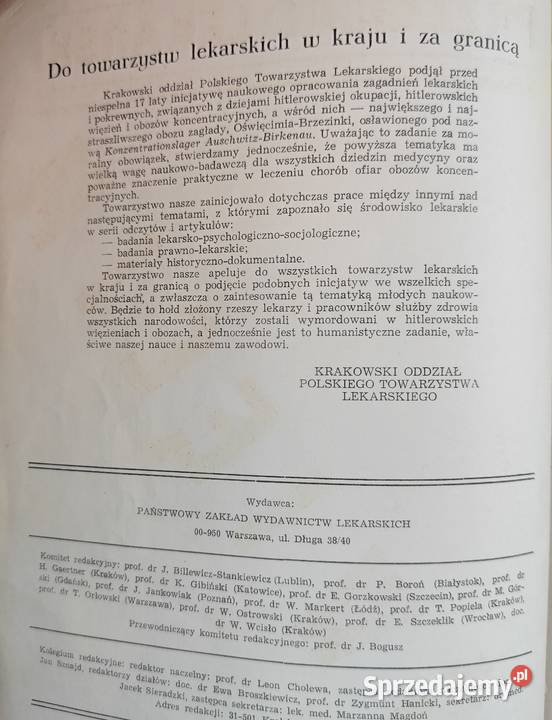 Przegląd lekarski Oświęcim z 1976 r