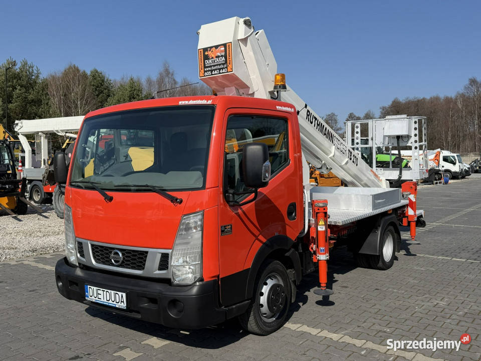 Nissan Cabstar Podnośnik Koszowy 27m RUTHMANN TB Widełki