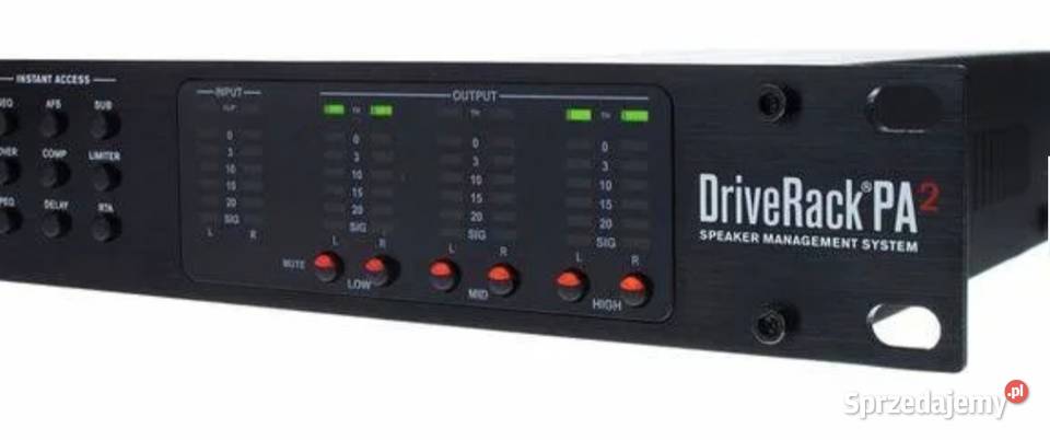 Profesjonalny procesor dźwięku DBX