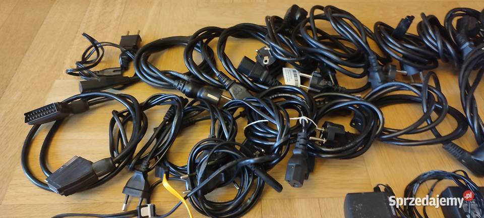 23x Kable Zasilające 4 telefony klawiatury Mix Warszawa