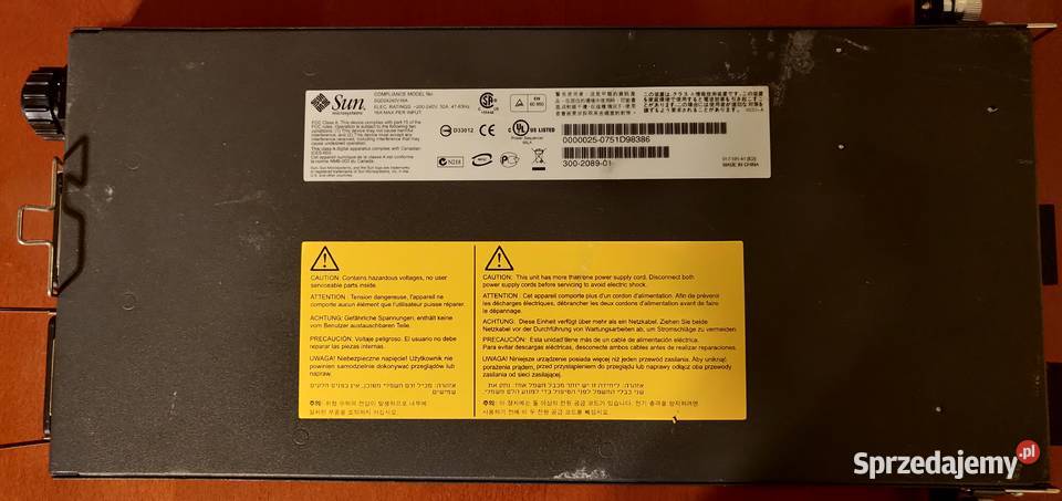 Profesjonalne PDU Sun Microsystems SQD24240V16A Wólka Brzózka