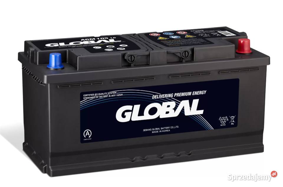 Akumulator Global AGM STARTSTOP 105Ah 950A dolnośląskie Wrocław