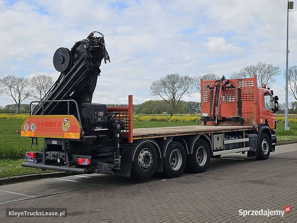 Scania P410 HIAB 258EP5 platforma 8x4 2018