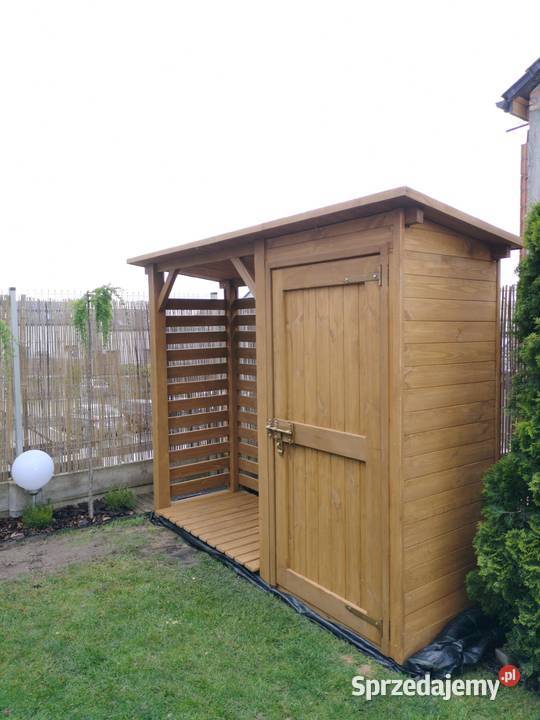 Drewutnia 15 x 11m narzędziówka 1 x 11m z dachem Kalety