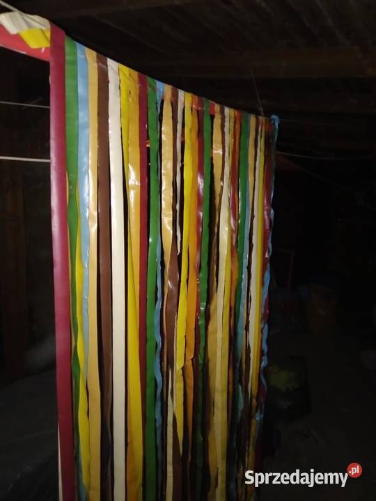 Zasłona drzwi drzwiowa paskowa w paski kolorowe inny kolor Łódź sprzedam