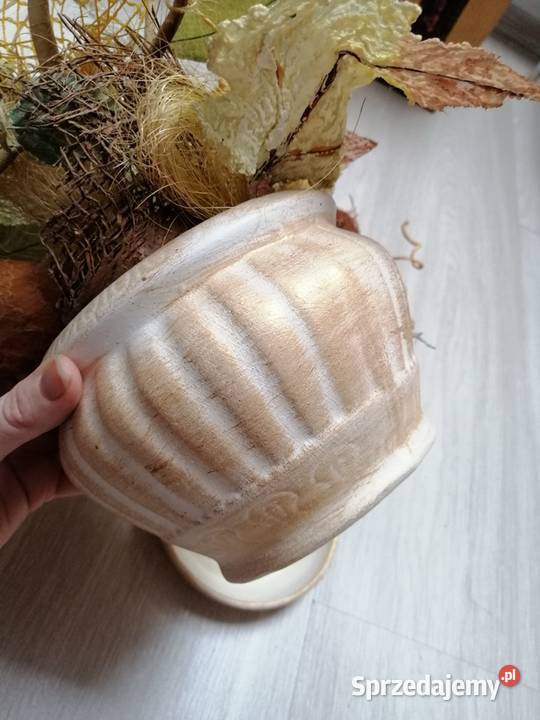 Dekoracja z suszu kwiatowego w antycznej mazowieckie Sobolew