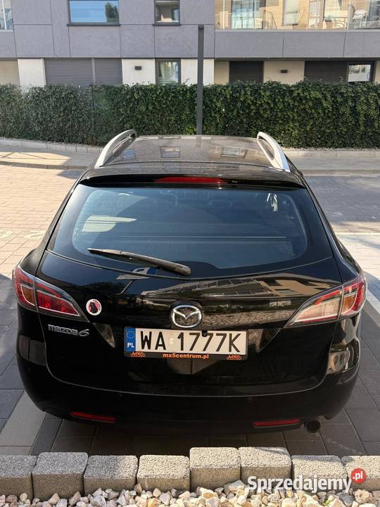 Mazda 6 20 benzyna 2009 132 265 Czarna 25 000 mazowieckie Warszawa