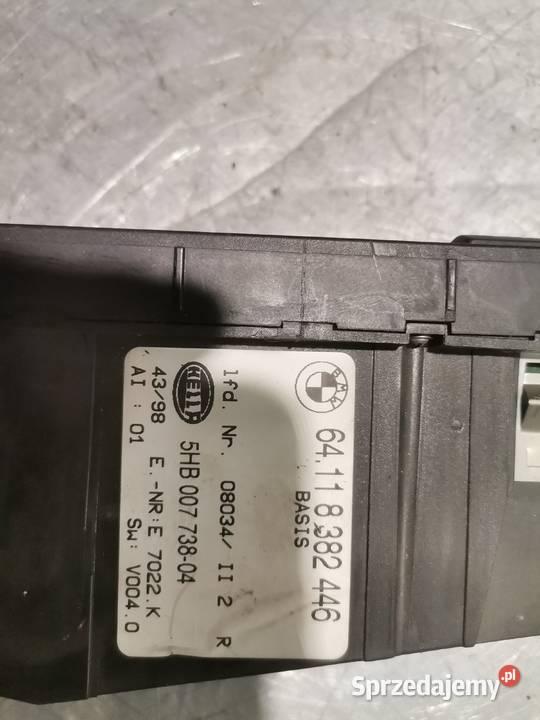 PANEL KLIMATYZACJI NAWIEWU BMW E46 64118382446 małopolskie