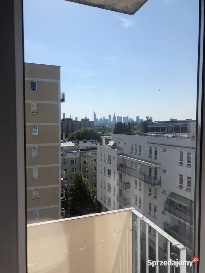 2 pokoje 38 m Saska Kępa klimatyzacja widok na Warszawa sprzedam
