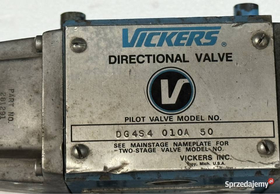 Vickers CG 10 F 20 pilot valve DG4S4 Otwock