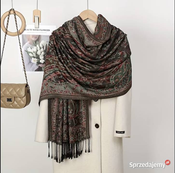 Elegant Paisley Shawl Elegancki Szal w Paisley śląskie Katowice