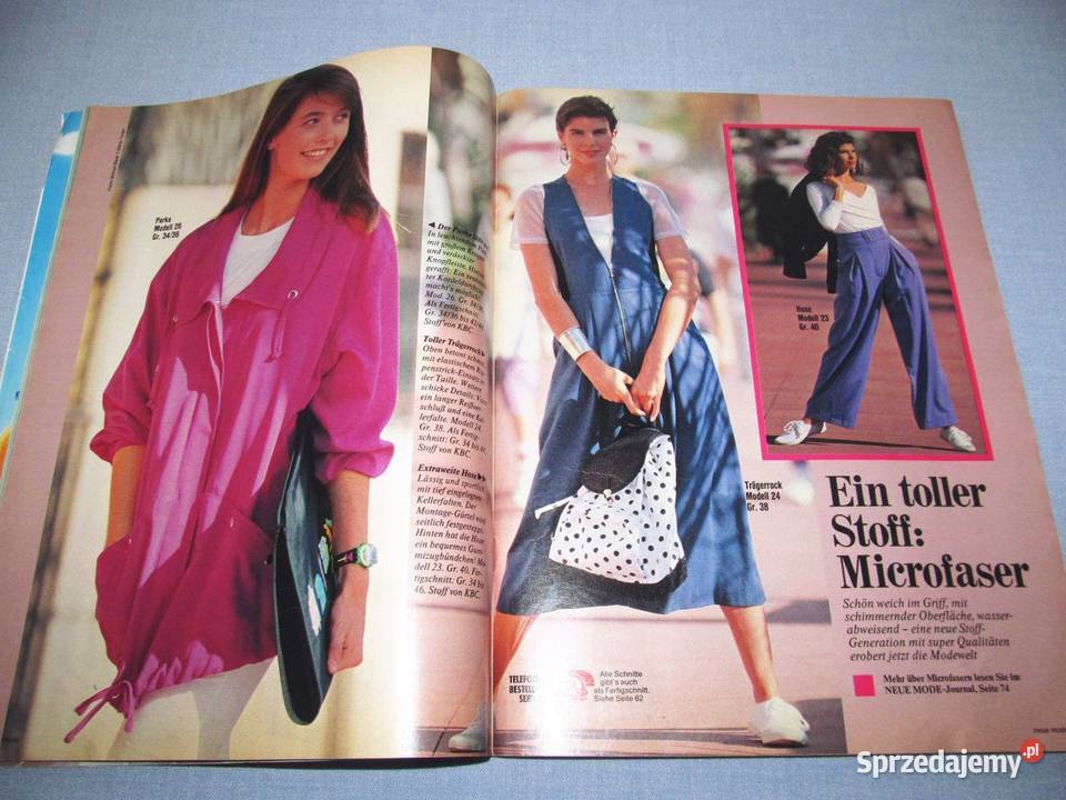 8 x Neue Mode 19868788 Vintage moda szycie Skępe