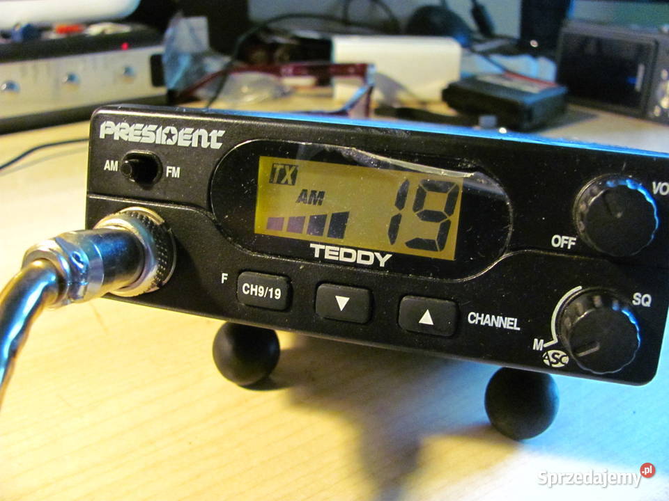Radio CB President Teddy z mikrofonem AM