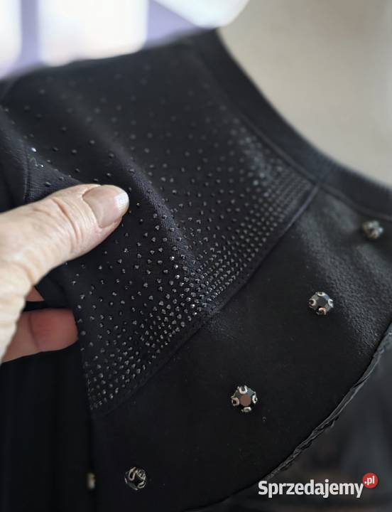 Pikowana Sukienka czarna 2XL Moda i Styl dolnośląskie Głogów