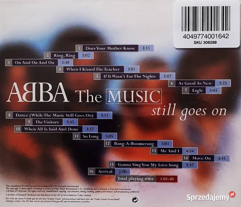 CD Nowa Album CD Zespołu ABBA Album The Music śląskie