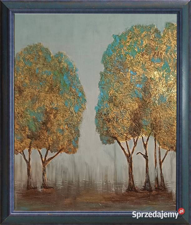 Obraz abstrakcja Drzewa Lublin