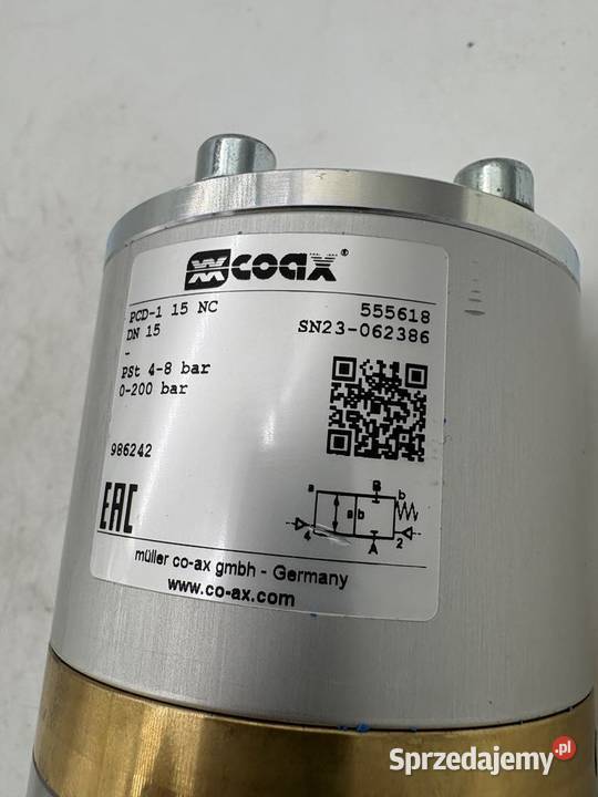 Coax PCD1 15 NC Cartridge Valve