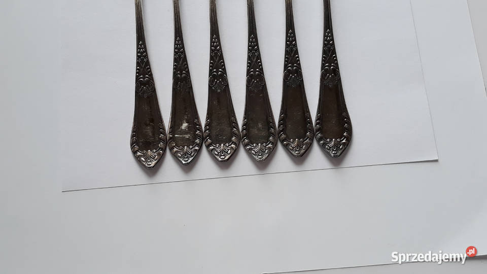 Posrebrzane noże do ryb ROMAŃSKI Hefra sztućce Dąbrowa Górnicza