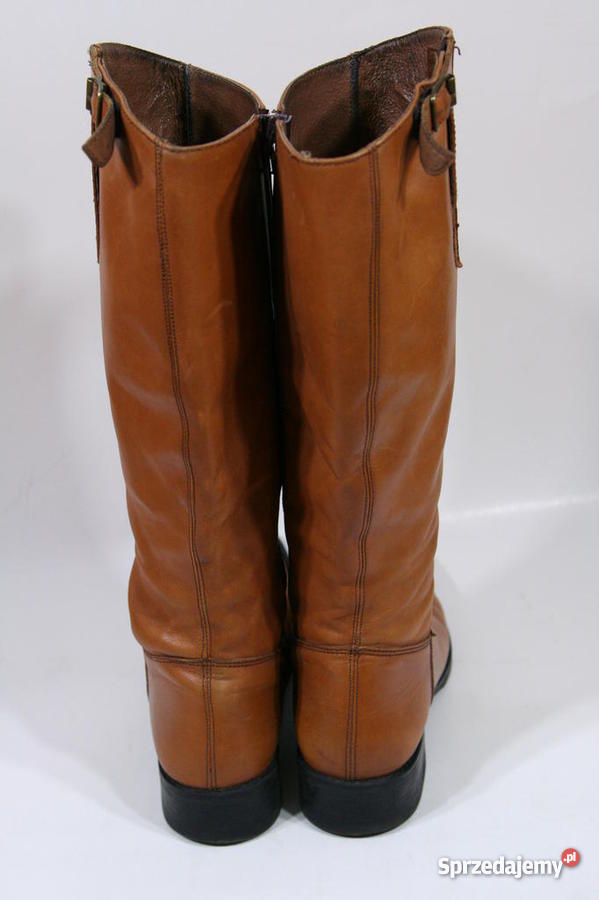 Kozaki skórzane włoskiej Cellini śląskie Bielsko-Biała sprzedam