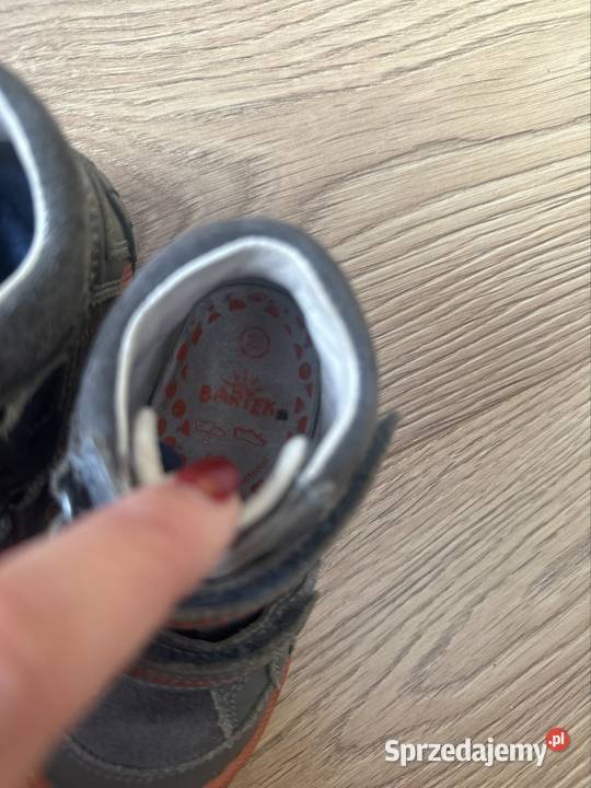 Buty dziecięce Bartek skórzane stabilne Rzepy Białystok