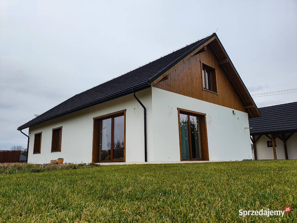 Okna Drewniane Pasywne z obróbką drewnianą 100cm Raba Niżna