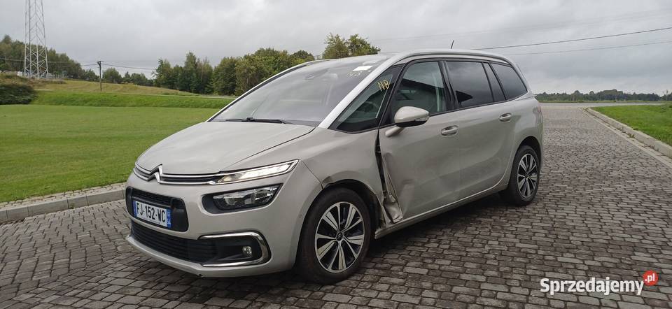 Citroen C4 Grand SpaceTourer z 2019 roku Silnik asystent parkowania