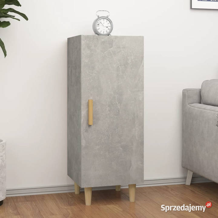 Szafka szarość betonu 345x34x90 materiał Warszawa