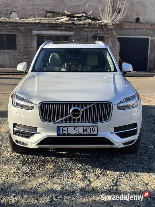 Volvo XC90 T8 Hybryda Plugn Inscription Biała łódzkie Łódź