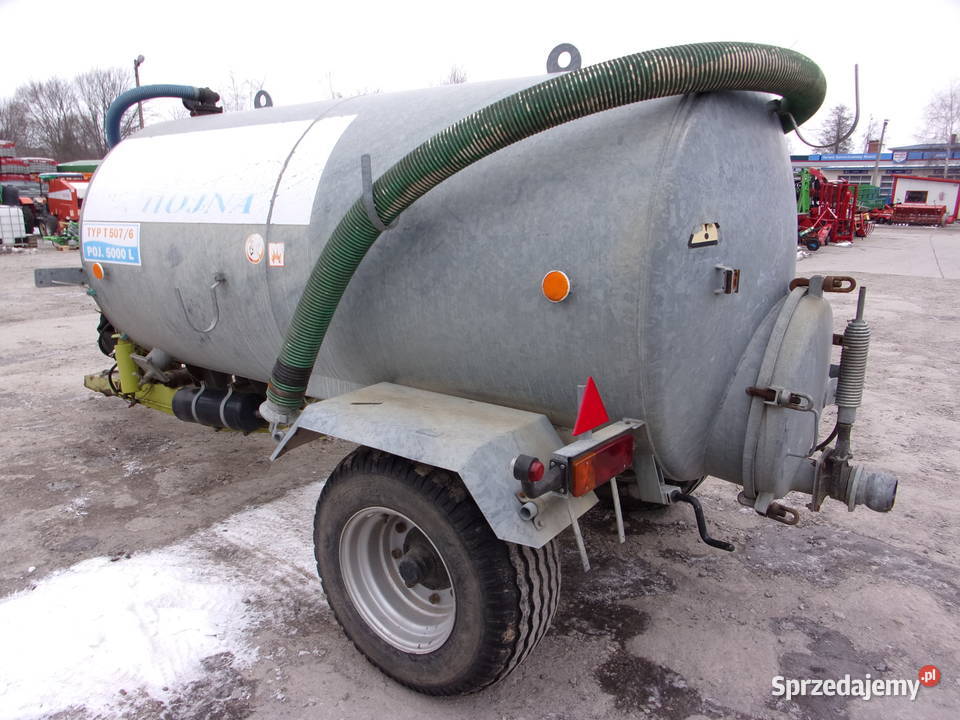 Wóz asenizacyjny przyczepa POMOT T5076 5000l Meprozet Opoczno