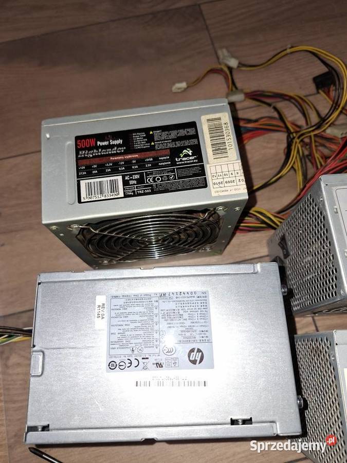 Zasilacze pc sprawne Wartkowice sprzedam