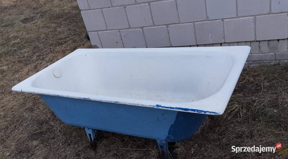 vintage żeliwna wanna na nóżkach Żerniki Dolne
