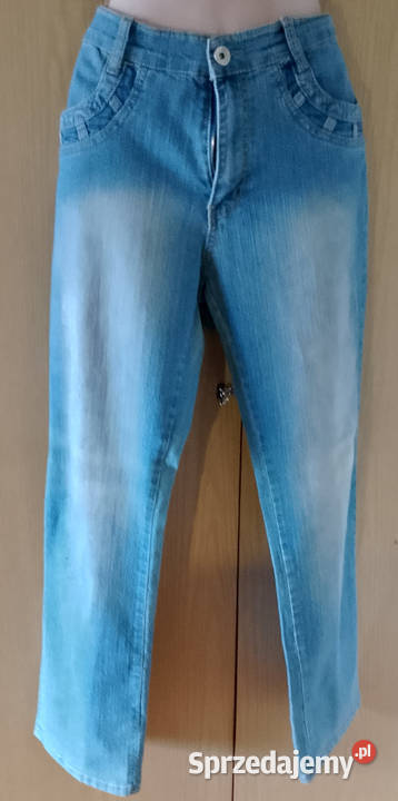 spodnie damskie jeans ADB collection niebieski Suwałki