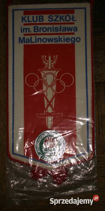 Proporczyk Bronisław Malinowski Olimpijczyk mazowieckie