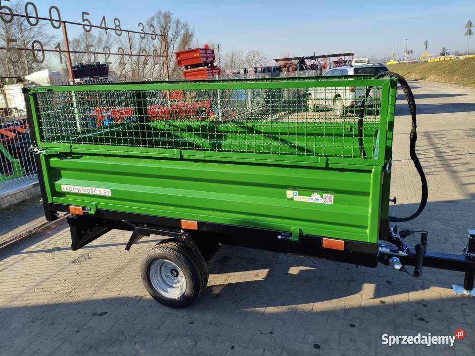 Przyczepa jednoosiowa firmy SELMAR Sulęcin