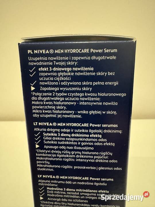 Nivea MEN Hydrocare Power Serum nowość Poznań