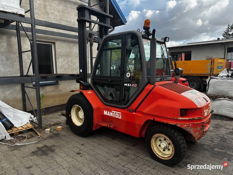 Wózek widłowy terenowy Manitou msi40 Wyszków