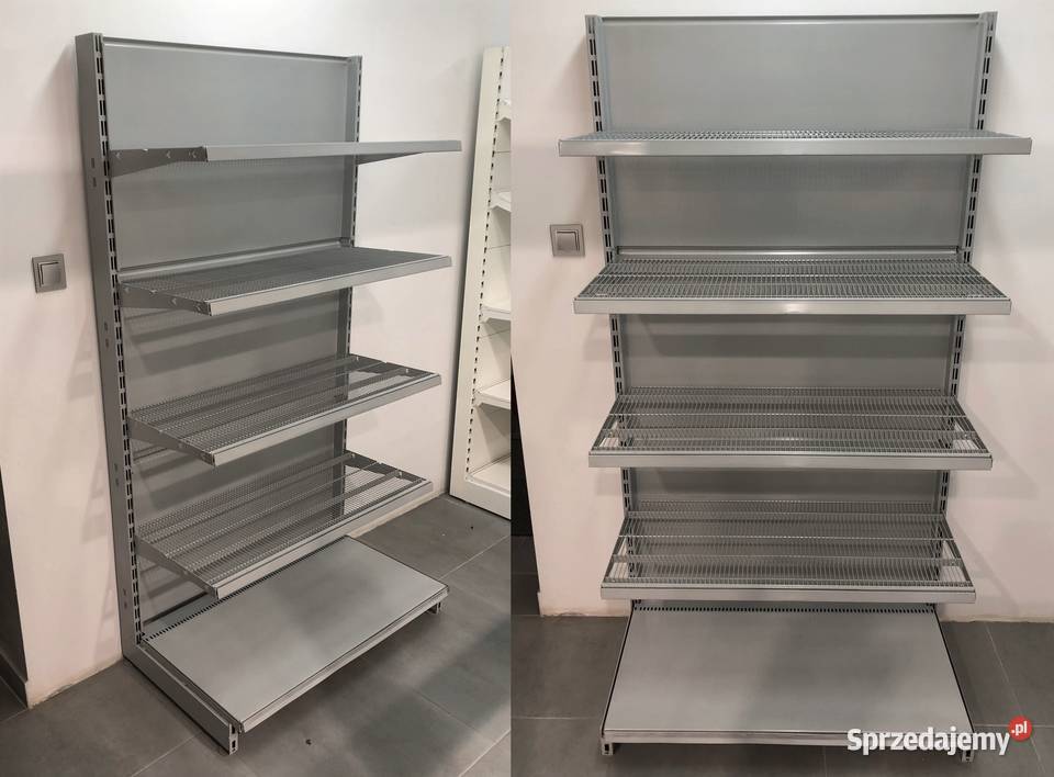 Regał sklepowy metalowy środkowy siatkowy mazowieckie Ostrołęka sprzedam