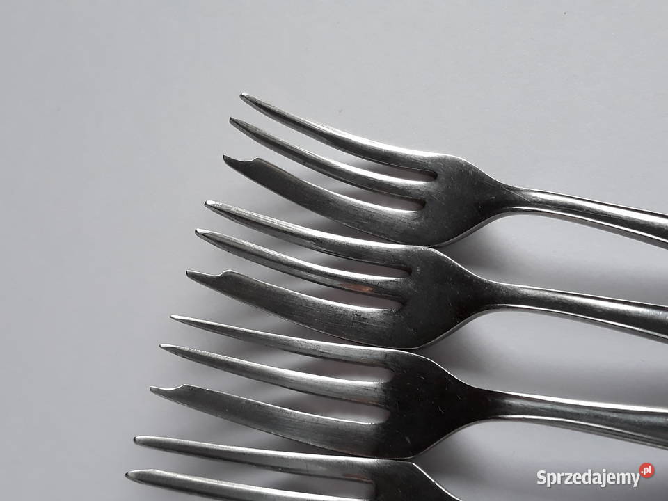 Widelczyki deserowe 2 BAKELIT Gerlach sztućce śląskie Dąbrowa Górnicza