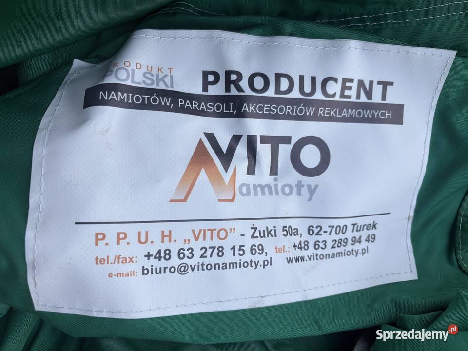 Namiot handlowy Vito 300 x 200 z plandeką Pozostałe Biznes i Przemysł Koszalin sprzedam