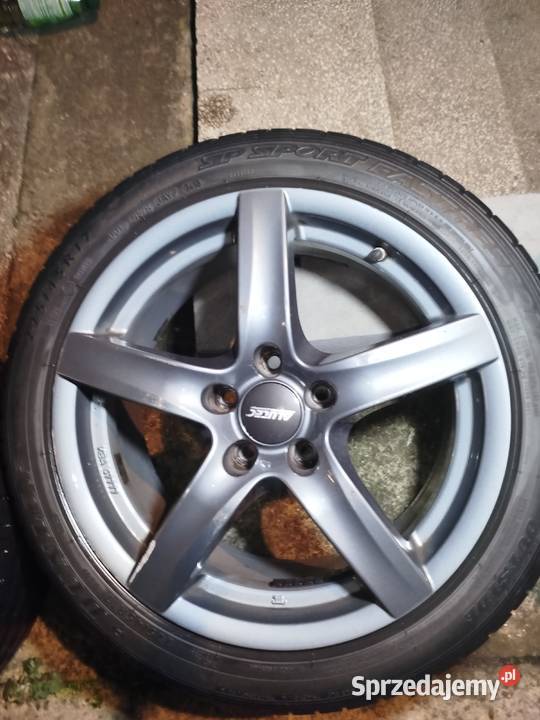 Koła aluminiowe Alutec 17 5x112 z oponami Motoryzacja wielkopolskie Września