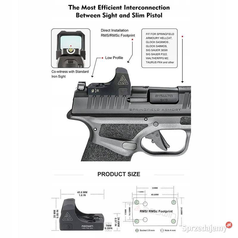 Kolimator Redwin COBRA MINI 21X15 RMSc RWD19 Kozienice
