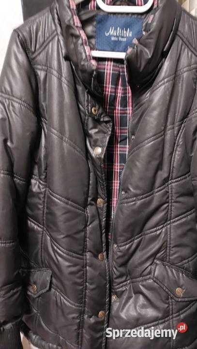 Kurtka ocieplana firmowa czarna ML Wrocław